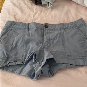 Blue khaki shorts